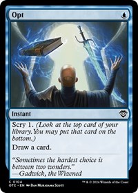 Opt, Commander: Outlaws of Thunder Junction