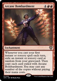 Arcane Bombardment, Commander: Outlaws of Thunder Junction