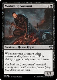 Morbid Opportunist, Commander: Outlaws of Thunder Junction