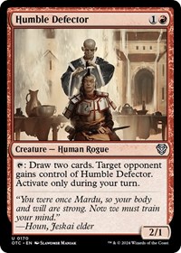 Humble Defector, Commander: Outlaws of Thunder Junction