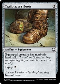 Trailblazer's Boots, Commander: Outlaws of Thunder Junction