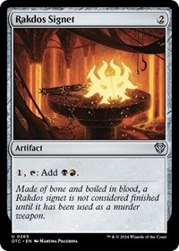Rakdos Signet, Commander: Outlaws of Thunder Junction