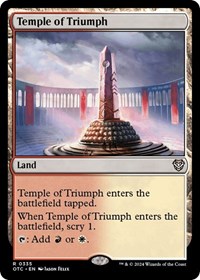 Temple of Triumph, Commander: Outlaws of Thunder Junction
