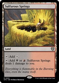 Sulfurous Springs, Commander: Outlaws of Thunder Junction