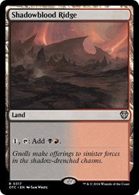 Shadowblood Ridge, Commander: Outlaws of Thunder Junction