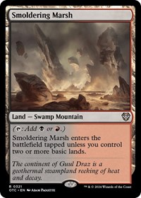 Smoldering Marsh, Commander: Outlaws of Thunder Junction