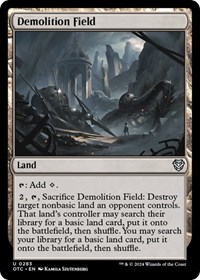 Demolition Field, Commander: Outlaws of Thunder Junction