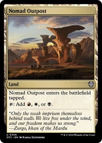 Nomad Outpost, Commander: Outlaws of Thunder Junction