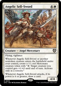 Angelic Sell-Sword, Commander: Outlaws of Thunder Junction