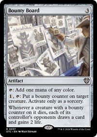 Bounty Board, Commander: Outlaws of Thunder Junction