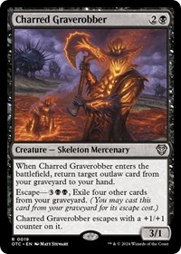 Charred Graverobber, Commander: Outlaws of Thunder Junction