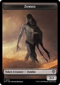 Zombie // Ox Double-Sided Token, Commander: Outlaws of Thunder Junction