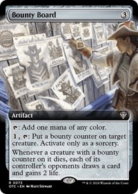 Bounty Board (Extended Art), Commander: Outlaws of Thunder Junction