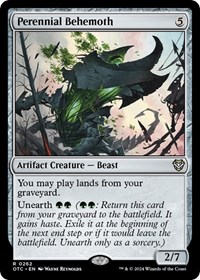 Perennial Behemoth, Commander: Outlaws of Thunder Junction