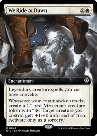 We Ride at Dawn (Extended Art), Commander: Outlaws of Thunder Junction