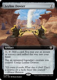 Leyline Dowser (Extended Art), Commander: Outlaws of Thunder Junction