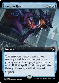 Arcane Heist (Extended Art), Commander: Outlaws of Thunder Junction