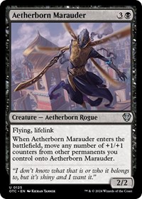 Aetherborn Marauder, Commander: Outlaws of Thunder Junction