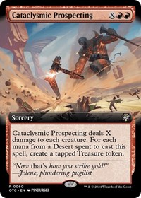 Cataclysmic Prospecting (Extended Art), Commander: Outlaws of Thunder Junction