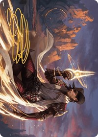 Kellan, the Kid Art Card (Gold-Stamped Signature), Art Series: Outlaws of Thunder Junction