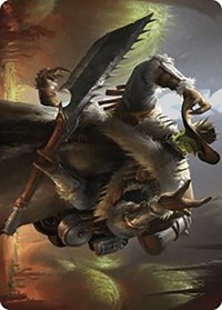Hardbristle Bandit Art Card, Art Series: Outlaws of Thunder Junction