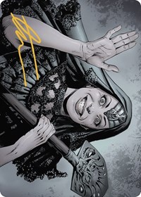 Gisa, the Hellraiser Art Card (Gold-Stamped Signature), Art Series: Outlaws of Thunder Junction