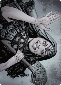 Gisa, the Hellraiser Art Card, Art Series: Outlaws of Thunder Junction