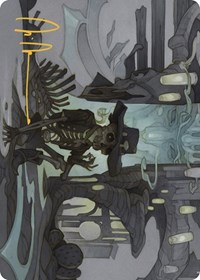 Tinybones Joins Up Art Card (Gold-Stamped Signature), Art Series: Outlaws of Thunder Junction
