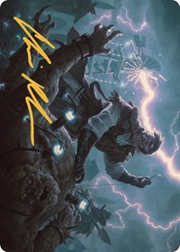 Geralf, the Fleshwright Art Card (Gold-Stamped Signature), Art Series: Outlaws of Thunder Junction