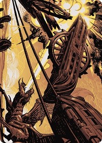 Cruel Ultimatum Art Card (Gold-Stamped Signature), Art Series: Outlaws of Thunder Junction