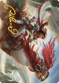 Frontier Seeker Art Card (Gold-Stamped Signature), Art Series: Outlaws of Thunder Junction