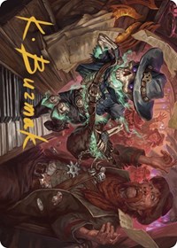 Tinybones, the Pickpocket Art Card (Gold-Stamped Signature), Art Series: Outlaws of Thunder Junction