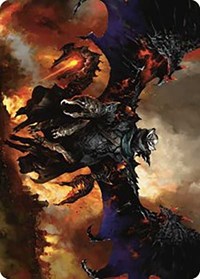 Akul the Unrepentant Art Card, Art Series: Outlaws of Thunder Junction
