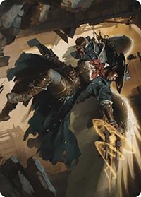 Archangel of Tithes Art Card, Art Series: Outlaws of Thunder Junction