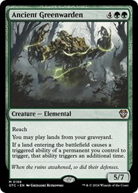 Ancient Greenwarden, Commander: Outlaws of Thunder Junction
