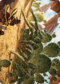 Cactarantula Art Card (Gold-Stamped Signature), Art Series: Outlaws of Thunder Junction