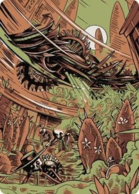 Contagion Engine Art Card, Art Series: Outlaws of Thunder Junction