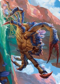 Canyon Crab Art Card (Gold-Stamped Signature), Art Series: Outlaws of Thunder Junction