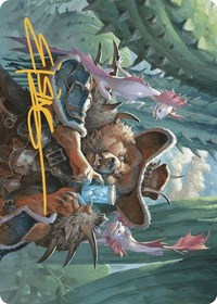 Doc Aurlock, Grizzled Genius Art Card (Gold-Stamped Signature), Art Series: Outlaws of Thunder Junction