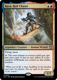Kaza, Roil Chaser, Commander: Outlaws of Thunder Junction