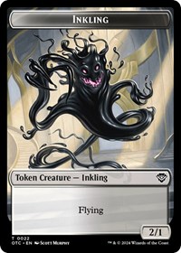 Inkling // Treasure Double-Sided Token, Commander: Outlaws of Thunder Junction