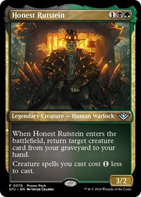 Honest Rutstein, Promo Pack: Outlaws of Thunder Junction