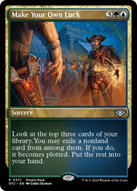 Make Your Own Luck, Promo Pack: Outlaws of Thunder Junction
