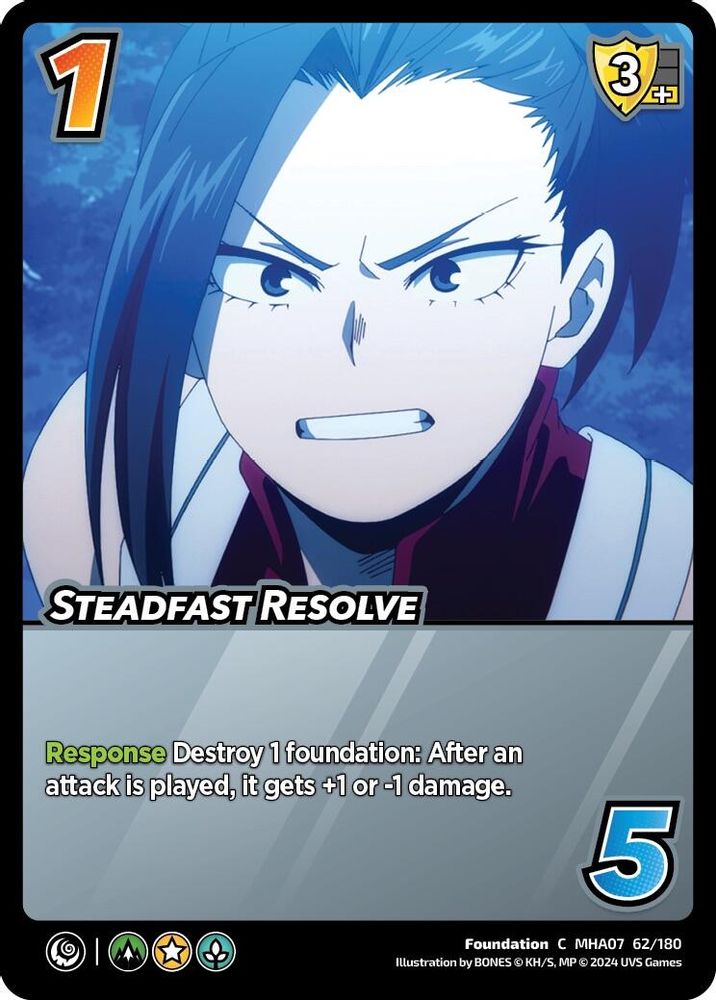 Steadfast Resolve, Standard, front
