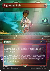 Lightning Bolt (1638) (Rainbow Foil), Secret Lair Drop Series