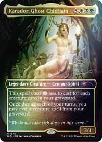 Karador, Ghost Chieftain (Rainbow Foil), Secret Lair Drop Series