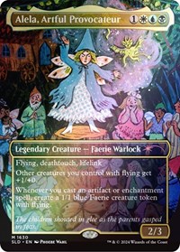 Alela, Artful Provocateur (1630) (Rainbow Foil), Secret Lair Drop Series
