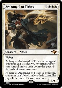 Archangel of Tithes, Promo Pack: Outlaws of Thunder Junction
