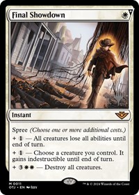 Final Showdown, Promo Pack: Outlaws of Thunder Junction