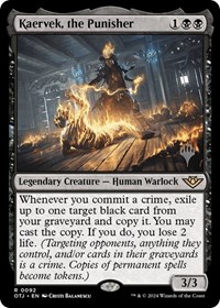 Kaervek, the Punisher, Promo Pack: Outlaws of Thunder Junction